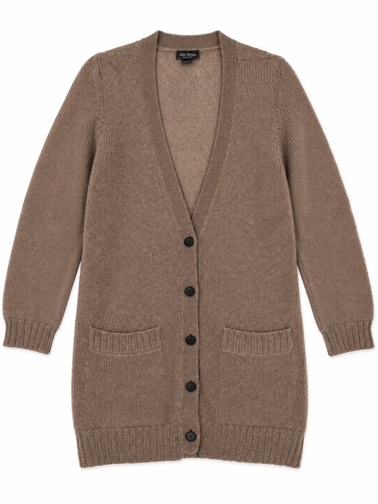 Aritzia Sweaters - Aritzia Talula Babaton Mohair Blend Long Cardigan | Taupe Brown | M